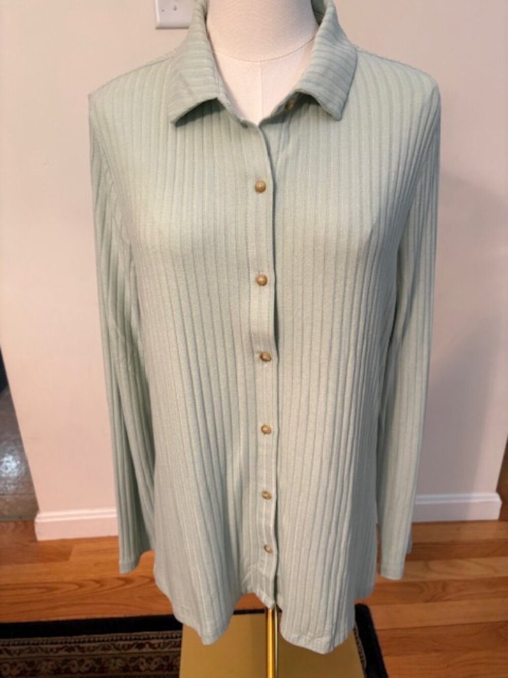 Long Sleeved, Ribbed, Polo